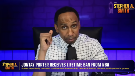 Stephen A. Smith reacts to Jontay Porter's lifetime ban from the NBA